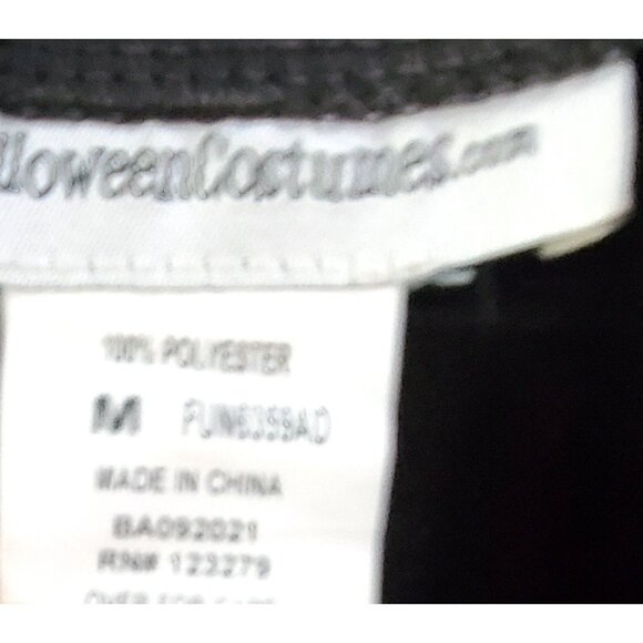 EGYPTIAN ANUBIS cosplay Halloween Costume shirt cape mask adult Medium NO PANTS - Picture 10 of 10